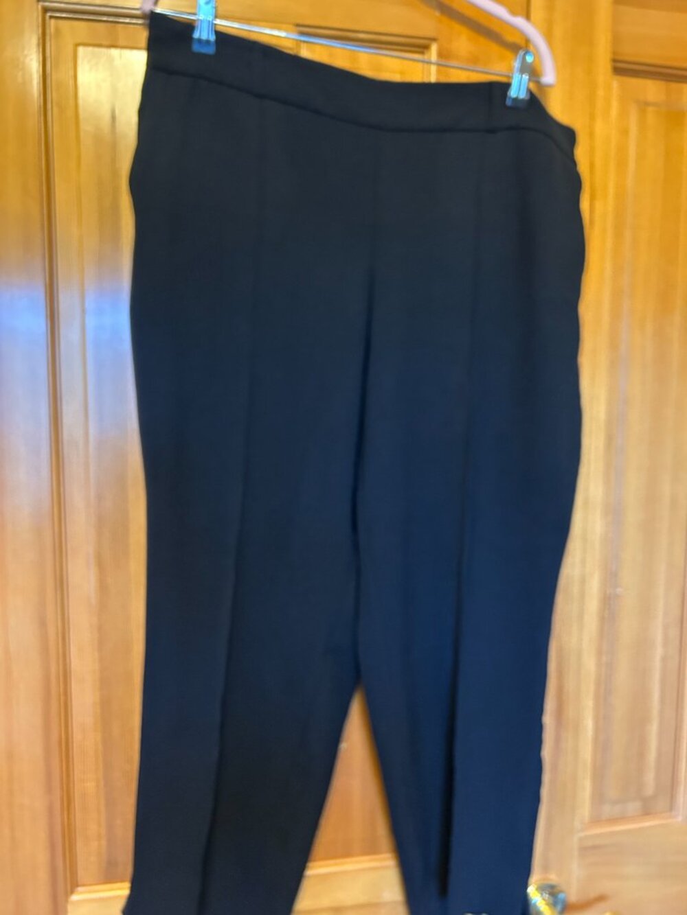 Ladies ankle pants by Maison d'Amelie, black - SZ XL